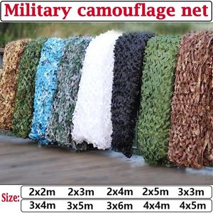 MILITAIRE CAMOUFLAGE NETWERK TRAINING NETWERK SUNSHADE TENT HUNTING SCHUKEL Outdoor Camping Auto Cover Garden Bar Decora 240418