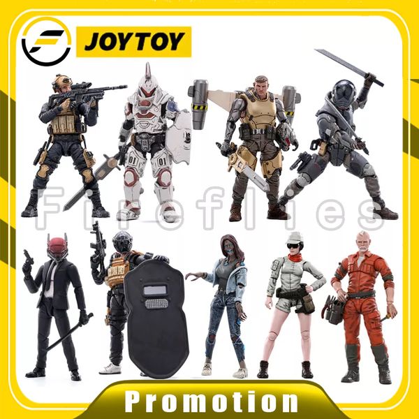 Figuras militares 1/18 JOYTOY 3,75 pulgadas figura de acción figura única Anime colección modelo de juguete 230803