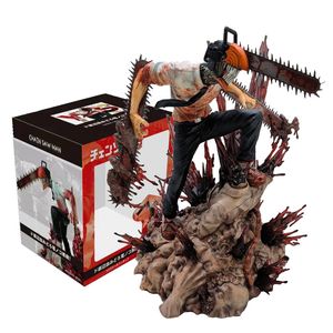 Militaire figuren 18cm Chainsaw Man Denji Anime Figuur Makima Power Action Figure Chainsaw Man Pochita Beeldje Volwassen Collectible Model Doll Toy 230803