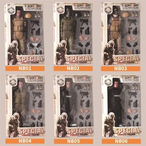 Collection de figurines militaires NB01A NB02A NB03A NB04 NB05 1/6 Militaire Armée Combat Swat Soldat ACU Forces Figure Modèle Action Figure Jouets 230803