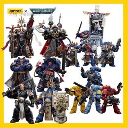 Figurines militaires JOY TOY 1/18 figurine 40K Primaris capitaine Black Legion Chaos Lord Anime Collection modèle militaire 230803