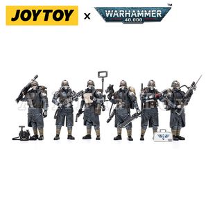 Figuras militares Joytoy 1/18 Acción Figura 6pcs/Set Death Korps de Krieg Anime Colección Modelo militar 230814