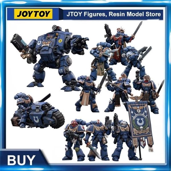 Figuras militares JOYTOY 1/18 figura de acción juguete 40K Ultra escuadrones Mechas Anime colección soldados modelo militar 230803