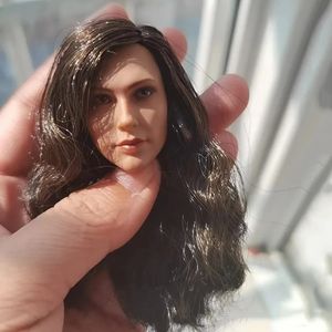 Militaire figuren JXTOYS 043 1/6 Wonder Girl Diana Gal Gadot Head Sculpt 5.0 Haartransplantatie Hoofd Carving Fit 12 '' Vrouwelijke actiefiguur Lichaamspop 231009