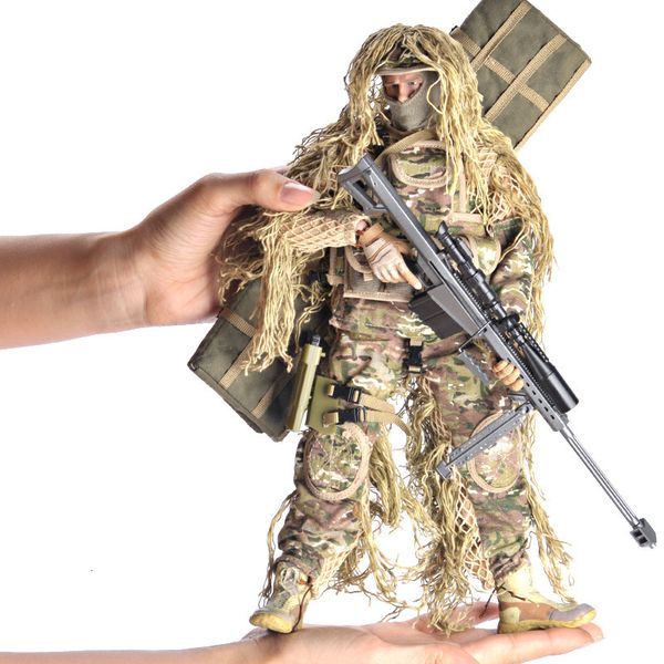 Figuras militares NB07A NB08B 1/6 FUERZAS DE FIGURA MODELO COMBATO MILICIAL Combate Sniper Soldado Soldado Figura Figura Modelo de juguetes para Fans 230811