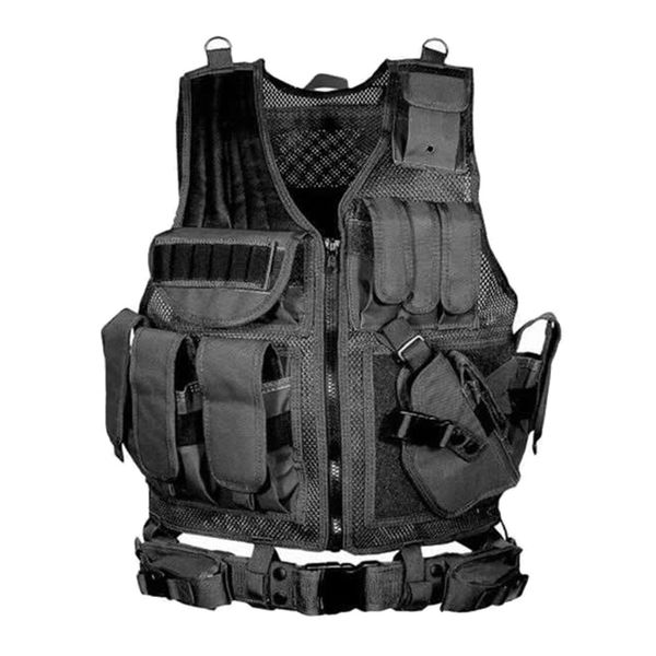 Gear militaire Airsoft Tactical Vest Muti-pochets Combat Armure Viette Randonnée Extérieur Wargame Training