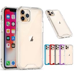 Militaire kwaliteit Clear Armor Cases Transparant Acryl TPU Schokbestendig Voor iPhone 15 14 13 12 11 Pro Max X 8 Plus Samsung S21 FE S22 S23 Ultra A04 A14 A34 A54 A24 A13 A23 A33 A53