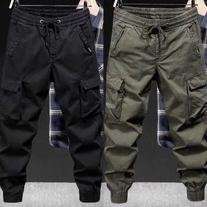 Pantalon de travail vert militaire masculin et automne marque à la mode des jambes lâches en plein air tactique américaine occasionnelle