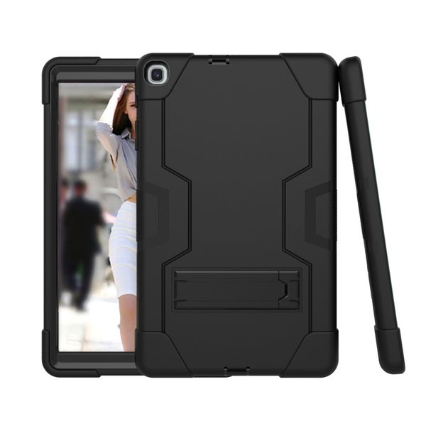 Funda militar resistente con armadura resistente para Samsung Galaxy Tab A de 10,1 pulgadas T510/T515, funda para tableta con soporte de plástico de silicona a prueba de golpes