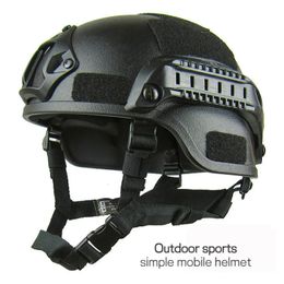 Militaire helm snelle helm Mich2000 airsoft mh tactische helm buiten tactische pijnbal CS swat riding protect apparatuur 240428