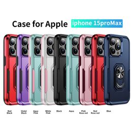Commuter Militaire Hybrid Armor Ring Stand Cases Magnetische autohouder voor iPhone 15 14 13 Pro Max 12 11 XR XS 8 Plus Samsung S20 S21 FE S22 S23 Ultra A04 A04S A03S A14 A34 A54 A24