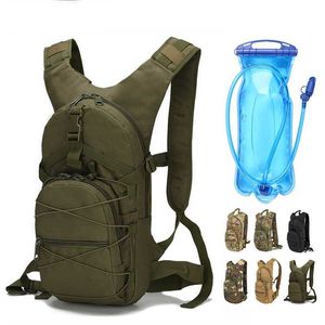 Mochila militar de hidratación táctica para acampar, asalto, senderismo al aire libre, caza, escalada, equitación, bolsa militar, mochila para ciclismo, bolsa de agua