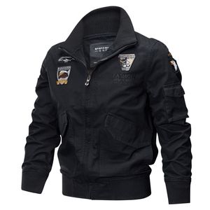 Veste militaire hommes hiver coton armée pilote s Air Force Cargo manteau vol Outwear automne Slim Fit 211126