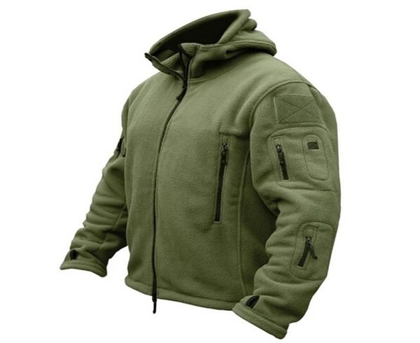 Chaqueta Softshell táctica de lana para hombre militar Polartec térmica Polar con capucha abrigo ropa de ejército 2011147096025