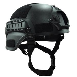 Militaire Mich 2000 Tactische Helm Gear Paintball Hoofdbeschermer Met Nachtzicht Sport Camera Mount Outdoor Hats268b