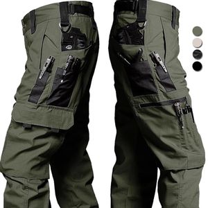 Militaire broek voor heren Tactische cargobroek Grote multi-pocket waterdichte ripstop Army Combat trainingsbroek Merk joggers 240111