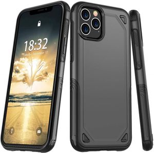 Coques de téléphone portable Coque de téléphone antichoc pour iPhone X XS 11 Pro Max XR 7 8 6 6S Plus Hybrid PC + Silicone Slim Housse de protection robuste
