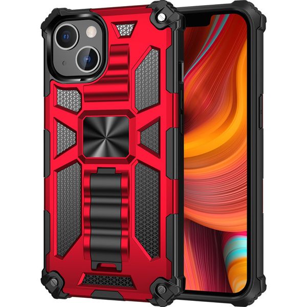 Étuis de téléphone militaires antichoc pour iPhone 15 14 Pro Max 13 12 11 Xs Max Xr X 7 8 Samsung A73 A53 A13 5G S23 S22 Plus Ultra Armor PC Coque de protection arrière