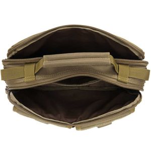 Sac à bandoulière militaire tactique Molle hommes sac à dos à bandoulière multifonctionnel chasse camping randonnée camouflage sac de poitrine portable Y0721