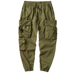 Pantalon cargo d'extérieur décontracté de style militaire à séchage rapide pour hommes, tendance, ample, pieds groupés, léger