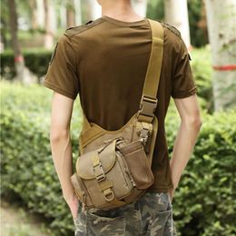 Militaire Tactische Schoudertas 900D Oxford Outdoor Camera Borst Messenger Bag Taille Pack Klimmen Camping Trekking Hunting Pack Y0721
