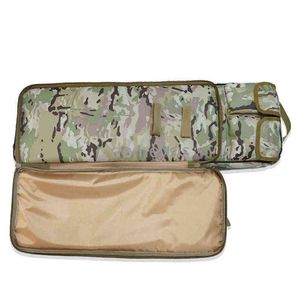 Military Training Tactical Gun Bag Shooting Airsoft Paintball Cs Wargame Rifle Gun Case Army Combat Hunting Carry Protection Bag W220225