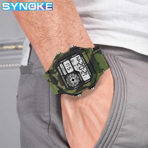 Montres militaires hommes marque de luxe LED horloge électronique montre de Sport étanche pour hommes montres numériques carrées Relojes Hombre G1022
