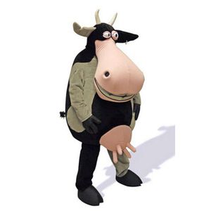 Milk Cow Mascot Costume Costume Dairy Costume Costume mascotte Maid Doids Cartoon N30752 Costumes de mascotte