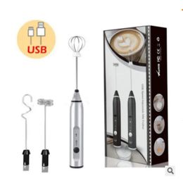 Melkopschuimers Elektrische Draadloze Handheld Blender Met USB Elektrische Mini Koffiezetapparaat Garde Mixer Voor Koffie Cappuccino Crème