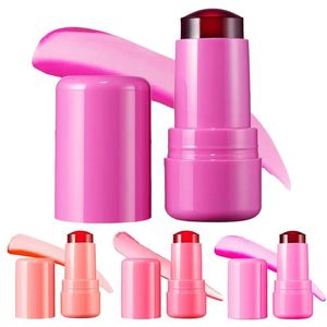 Milk Jelly Blush Stick imperméable Blush Highlighting Stick 2 po IN 1 FACE BLUSHER BUSHER Multi-Use Lip Cheek For Skin 240507