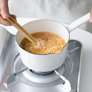 Pot à Lait 15cm Émail Cuisine Beurre Chaud Cuisinière À Induction Cuisinière À Gaz Style Japonais Fonte Petit Déjeuner Casserole Bouillie Bouillie 230710