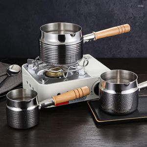 Melk Pot Pan Instant Noedels Steelpan Koken Frother Japans Kookgerei Keuken Eetkamer Bar Huis Tuin