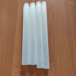 Tubos de vidrio esmerilado blanco leche Pantalla de tubo de luz para candelabros Lámpara de pared Luces LED Uso en la sala de estar