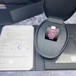 Milles RichAmills Bekijk Muller RM6702 Qatar NTPT Carbon Fiber Automatisch mechanisch uitgehold wijzerplaat voor herenhorloges 23 mei Complete set