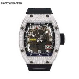 Mils Watch Richamills RM Watches Swiss Automatic Platinum Diamond RM029 FRJ 9Q7U