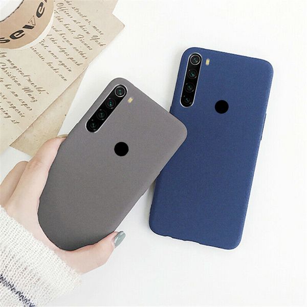 Millet Matte Cases Housse en silicone souple pour 11 Lite, Redmi Note 8, 7, 6, 5 Pro, 8t, 8a, 7a, 6a, K20 Pro, Redmi Note 10pro, MI 9, 8lite