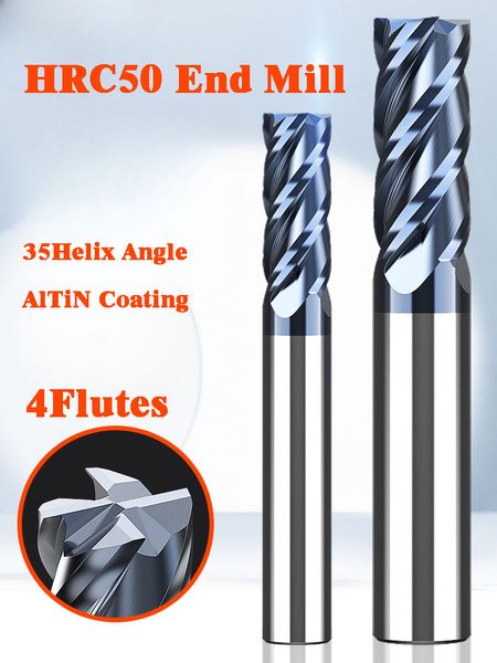 Module Cutter Enrobage en alliage Tungsten Steel Tool CNC Maching HRC50 Fin Milling Kit Cutter Machine Machine à outils