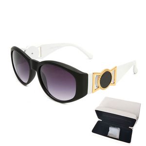 Miljonair merk vrouw zonnebril 9918 imitatie luxe mannen zonnebril UV Bescherming mannen ontwerper broedglas gradiënt mode dames bril met dozen