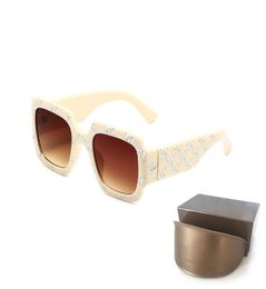 Miljonair merk vrouw zonnebril imitatie luxe mannen zonnebril UV Protection Men Designer Liepglas gradiënt mode dames SPE1269772