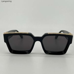 Millionaire Designer-zonnebril voor dames en heren Klassiek vierkant volledig frame Vintage 1165 11 Glanzend goudkleurig metaal UV-bescherming Functioneel ontwerp voor buitenactiviteiten 5A