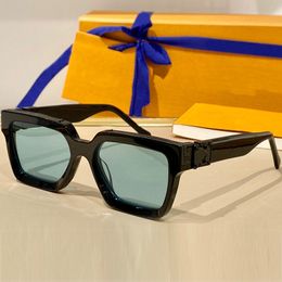Gafas de sol millonarias 96006 nuevo color todo marco negro moda hombres clásicos millones de gafas de sol eterno diseñador de calidad superior diseño de estilo único