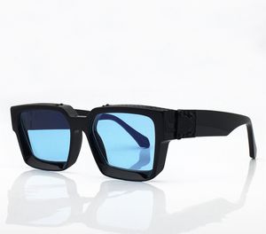 Gafas de sol millonarias para hombres, mujeres, cuadradas, vintage, clásicas, de moda, estilo vanguardista, 1165, gafas superiores, anti-ultravioleta, vienen con caja y bolsos.