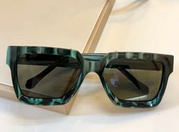 Gafas de sol millonarias para hombre Square Blue Marble 96006 Estilo de gafas de sol populares de moda con caja