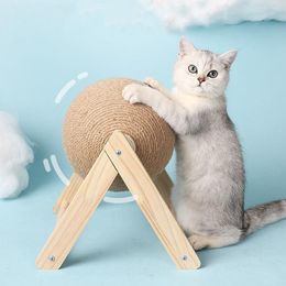 Mills gato rayador de pelota de pelota gatito sisal sisal bola de bola de bola de molienda juguetes gatos gatos raspador de muebles para mascotas
