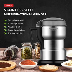 Mills Electric Coffee Grinder Kitchen Cereal Nuts Beans Spices Grains Grinder Machine Multifunctional Home Coffee Grinder US EU Plug 230710