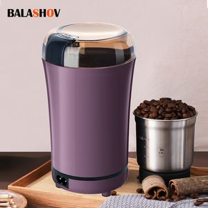 Mills Mini Electric Coffee Grinder Krachtige café grasnoten kruiden granen korrels peper tabak kruidmolenbonen machine 230329