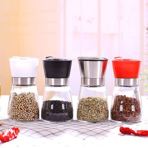 Mills Pepper Salt Grinder Glas Cruet Mill Spice Jar keramische kern