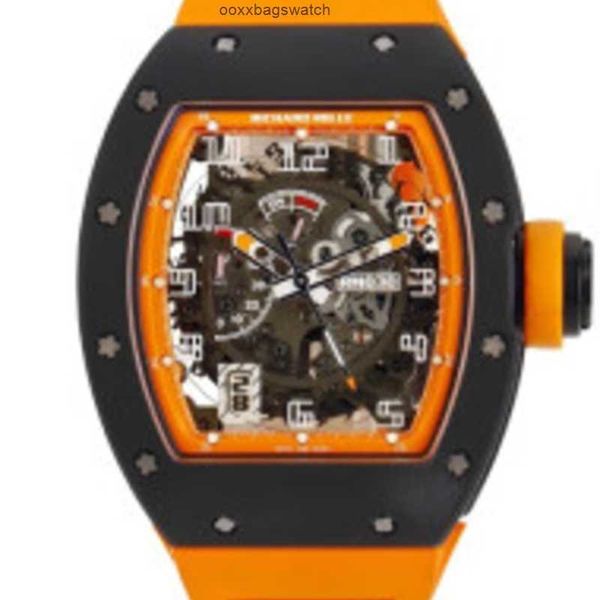 Mills Montres-bracelets Richardmill Montres Montres de sport mécaniques automatiques RM030 Céramique Orange Stormédition limitée Mode Homme Loisirs Sports Poignet Wat HBBN