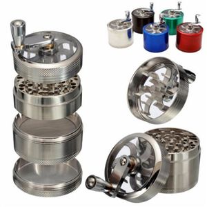 Mills Zinc Alloy 40mm 4 Layer Metal Herb Herbal Household Commodity Spice Crusher Kitchen Grinder Tools 230719