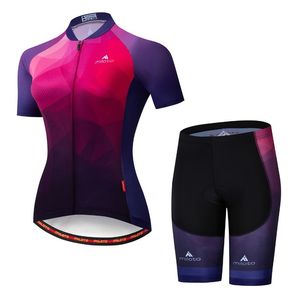 Miloto Wielertrui Vrouwen Set Bib Shorts Set 2024 Zomer Mountainbike Fietspak Anti-Uv Fiets Team Racing Uniform kleding